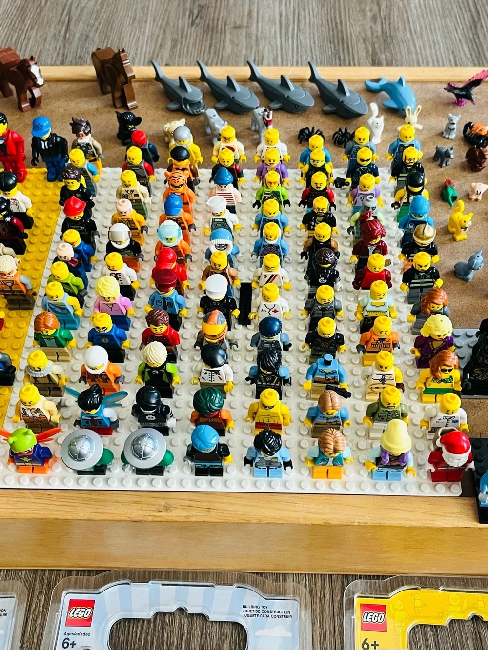 Large Collection of Mini Figures and Accessories - Multicolor